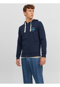 Jack & Jones - Jack&Jones Bluza 12236179 Granatowy Regular Fit. Kolor: niebieski. Materiał: syntetyk