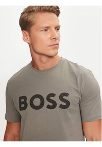 BOSS - Boss T-Shirt Thinking 1 50481923 Szary Regular Fit. Kolor: szary. Materiał: bawełna #4