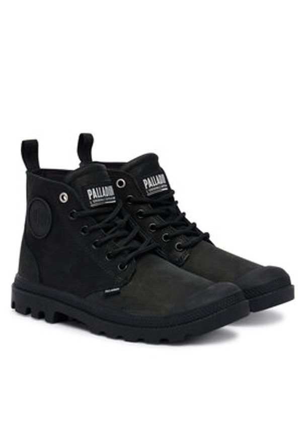 Palladium Trapery Pampa Hi Nbk 79495-008-M Czarny. Kolor: czarny. Materiał: nubuk, skóra