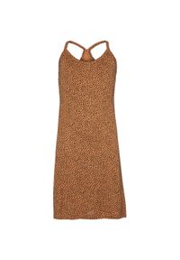 Sukienka dziecięca Protest Revolver 21 JR dress. Kolor: brązowy. Sport: turystyka piesza