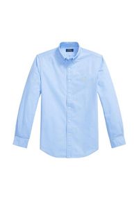 Polo Ralph Lauren Koszula 710805564509 Niebieski Regular Fit. Typ kołnierza: polo. Kolor: niebieski. Materiał: bawełna #4