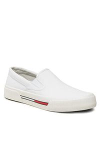 Tommy Jeans Tenisówki Slip On Canvas Color EM0EM01156 Biały. Zapięcie: bez zapięcia. Kolor: biały. Materiał: materiał #6