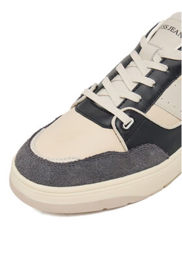 Guess Jeans Sneakersy EO-TEKSAS-01 126AM Granatowy. Kolor: niebieski. Materiał: skóra