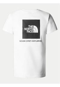 The North Face T-Shirt Redbox NF0A87NM Biały Regular Fit. Kolor: biały. Materiał: bawełna #4