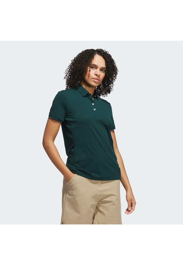 Adidas - Koszulka Ultimate365 Tour Twistknit Polo. Typ kołnierza: polo. Kolor: niebieski. Materiał: materiał. Styl: sportowy