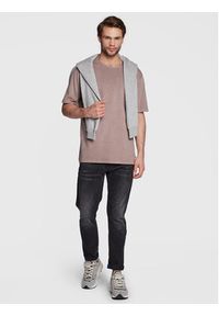 LTB T-Shirt Mikolo 84025 6089 Fioletowy Regular Fit. Kolor: fioletowy. Materiał: bawełna