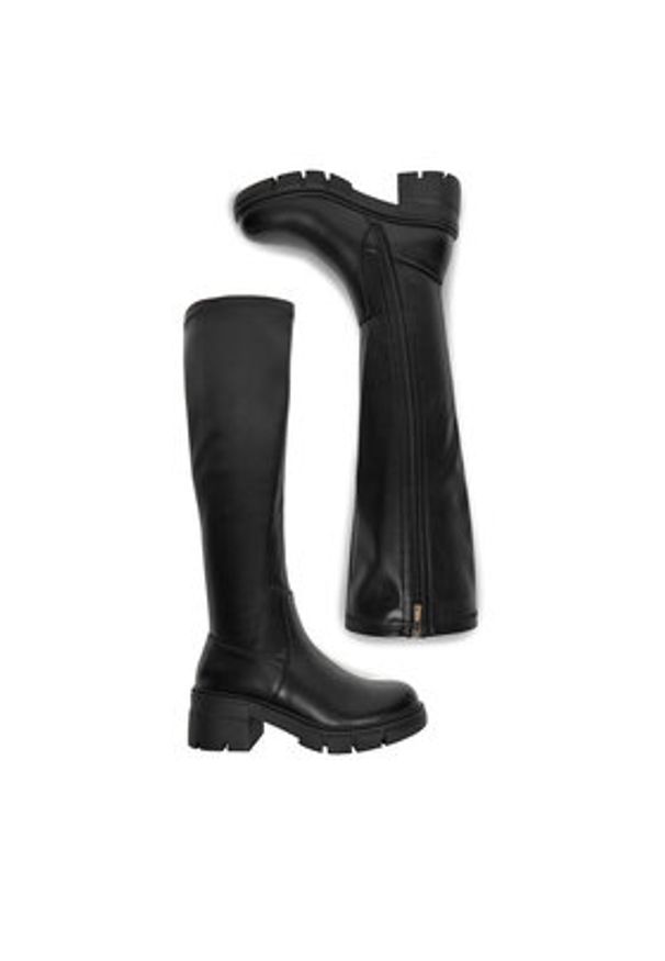 Jenny - JENNY Kozaki CEO-HY23976S-9 Czarny. Kolor: czarny. Materiał: syntetyk, materiał