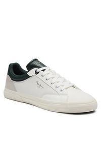 Pepe Jeans Sneakersy PMS31006 Biały. Kolor: biały. Materiał: skóra #4