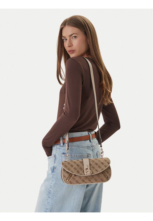 Guess Torebka Jessa HWJG83 62200 Beżowy. Kolor: beżowy