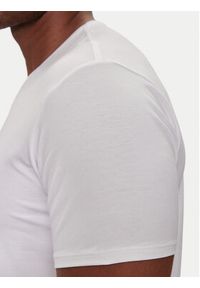 Lacoste T-Shirt TH0999 Biały Regular Fit. Kolor: biały. Materiał: bawełna