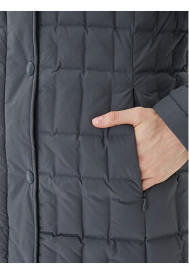 Blauer Kurtka puchowa Impermeabile 25WBLDK03230 Szary Regular Fit. Kolor: szary. Materiał: syntetyk