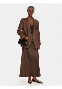 ViCOLO Spódnica maxi TB0342 Brązowy Regular Fit. Kolor: brązowy. Materiał: syntetyk #4
