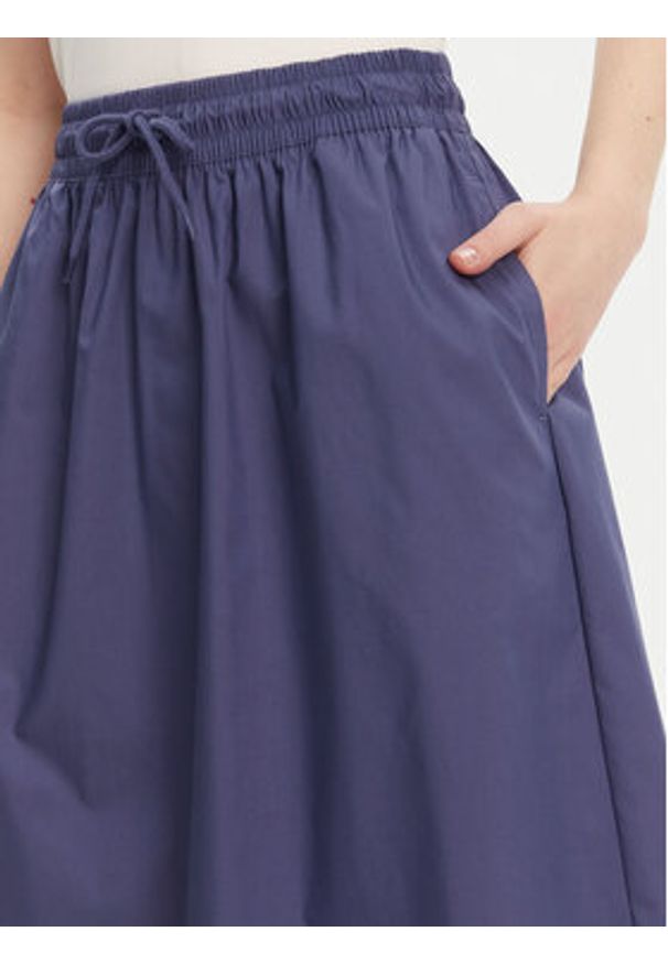 New Balance Spódnica midi WK51551 Niebieski Regular Fit. Kolor: niebieski. Materiał: bawełna, syntetyk