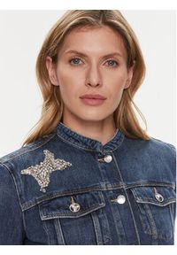 Guess Kurtka jeansowa Delya W4RN54 D4VIG Granatowy Regular Fit. Kolor: niebieski. Materiał: bawełna #3