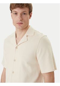 Guess Koszula M6GP10 K3079 Écru Regular Fit. Materiał: bawełna #3