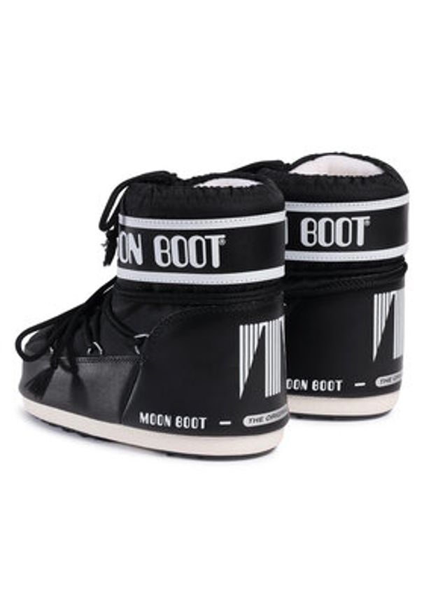 Moon Boot Śniegowce Classic Low 2 14093400001 Czarny. Kolor: czarny. Materiał: materiał
