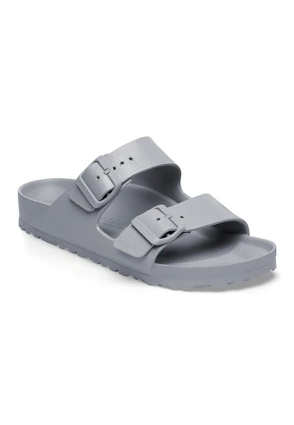 Birkenstock - BIRKENSTOCK Arizona EVA Stone Coin Klapki męskie. Okazja: na plażę. Kolor: szary. Wzór: paski. Sezon: lato. Styl: sportowy, klasyczny, wizytowy
