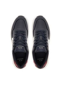 Armani Exchange Sneakersy XM001683 AF17360 MB034 Granatowy. Kolor: niebieski. Materiał: skóra