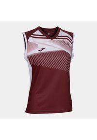 Koszulka do siatkówki damska Joma Supernova II. Kolor: biały, czerwony, wielokolorowy, brązowy. Sport: siatkówka
