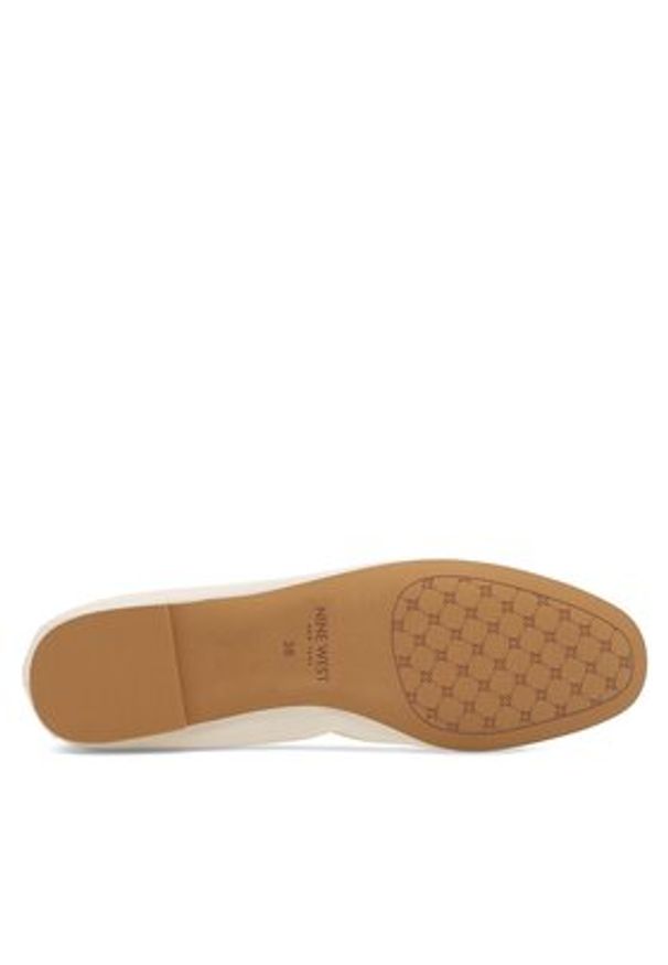 Nine West Baleriny WFA2617-1 Écru. Kolor: kremowy. Materiał: skóra