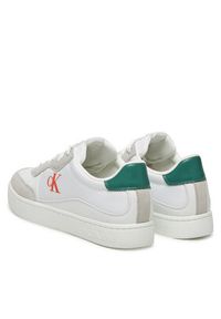 Calvin Klein Jeans Sneakersy Classic Cupsole Mg Nylon Mix YM0YM01304 Biały. Kolor: biały. Materiał: skóra #3
