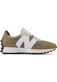 Buty unisex New Balance U327SBC – brązowe. Okazja: na co dzień. Kolor: brązowy. Materiał: guma, zamsz, materiał. Szerokość cholewki: normalna