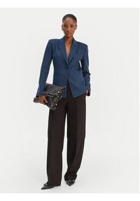 Patrizia Pepe Marynarka 8S0584/A715-CA97 Niebieski Regular Fit. Kolor: niebieski. Materiał: wiskoza #4