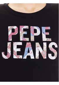 Pepe Jeans T-Shirt Luna PL505394 Czarny Regular Fit. Kolor: czarny #2