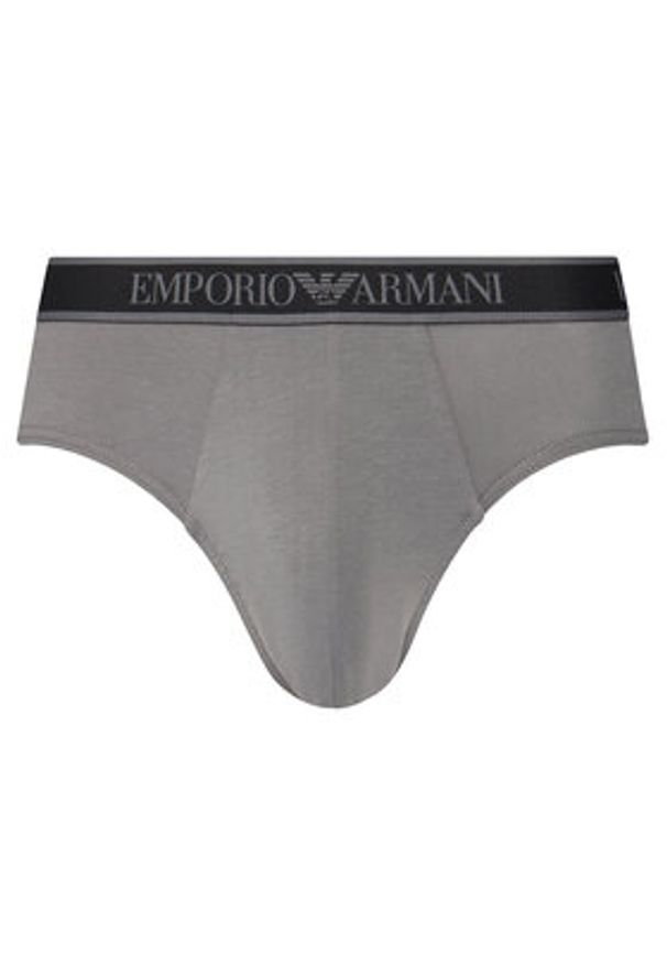 Emporio Armani Underwear Komplet slipów EM000369 AF10779 MC198 Szary. Kolor: szary. Materiał: bawełna