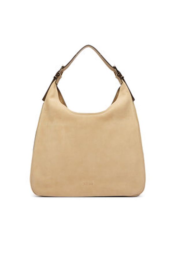 MICHAEL Michael Kors Torebka 30F4GY5H3T Khaki. Kolor: brązowy. Materiał: skórzane, zamszowe