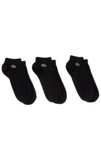 Skarpetki unisex Lacoste RA2917-8VM - czarne. Kolor: czarny. Materiał: bawełna, poliamid, materiał #1