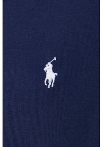 Polo Ralph Lauren koszula bawełniana męska kolor granatowy regular z kołnierzykiem klasycznym. Typ kołnierza: kołnierzyk klasyczny, polo. Kolor: niebieski. Materiał: bawełna. Długość rękawa: długi rękaw. Długość: długie. Wzór: aplikacja. Styl: klasyczny #3