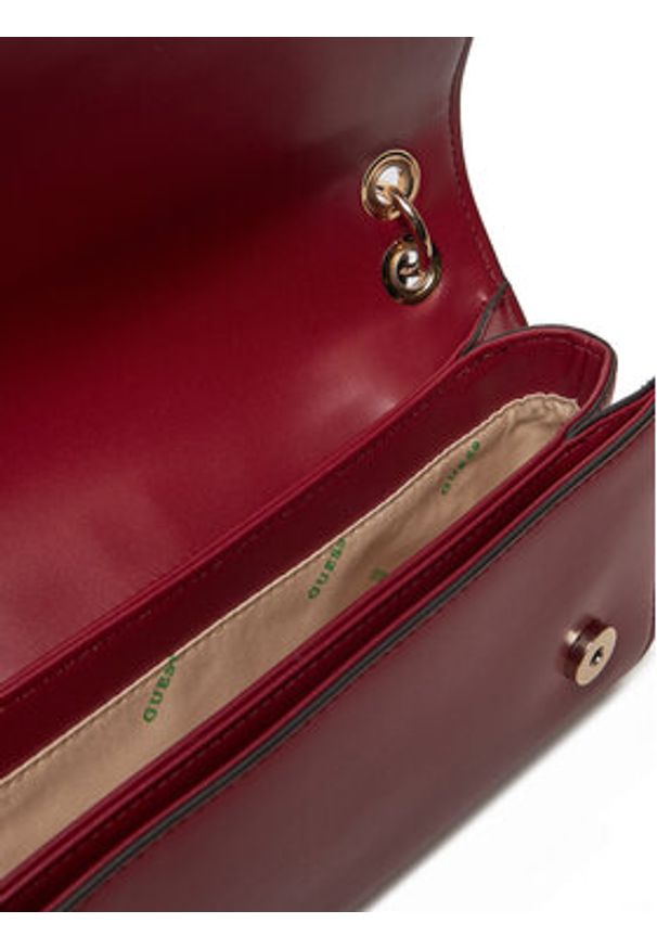 Guess Torebka HWEVG9 53520 Czerwony. Kolor: czerwony. Materiał: skórzane