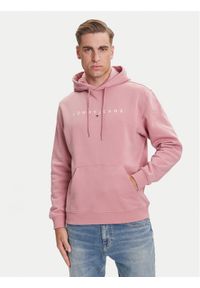 Tommy Jeans Bluza DM0DM20746 Różowy Regular Fit. Kolor: różowy. Materiał: bawełna