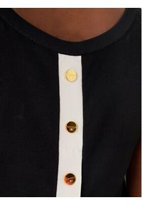 Elisabetta Franchi Sweter TK-72S-61E2-V250 Czarny Regular Fit. Kolor: czarny. Materiał: wiskoza #3