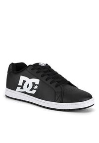 DC Shoes Sneakersy GAVELER SN ADYS100574-BKW Czarny. Kolor: czarny. Materiał: skóra