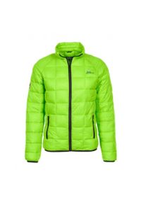 PEAK MOUNTAIN - Kurtka narciarska dla dzieci Peak Mountain. Kolor: zielony. Materiał: puch. Styl: sportowy