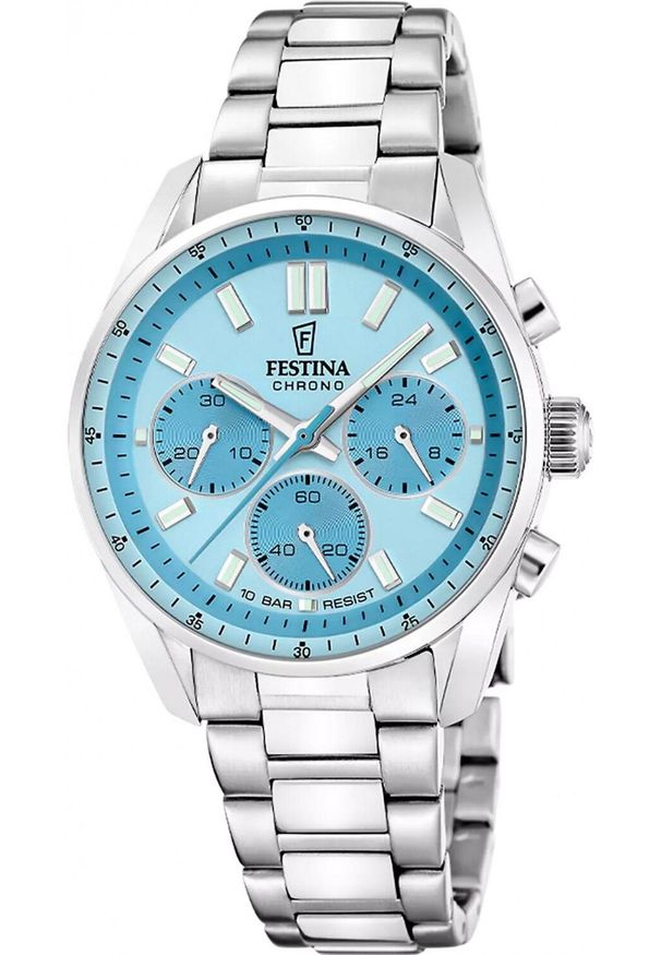 Zegarek Festina Zegarek damski Festina F20753-2 srebrny. Kolor: srebrny