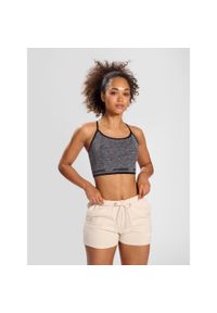 Damski biustonosz sportowy Hummel TE Cami. Kolor: czarny. Sport: fitness
