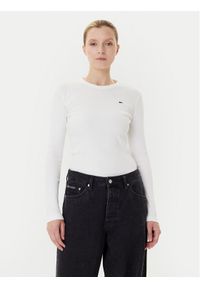 Lacoste Bluzka TF1692 Écru Slim Fit. Materiał: bawełna #1
