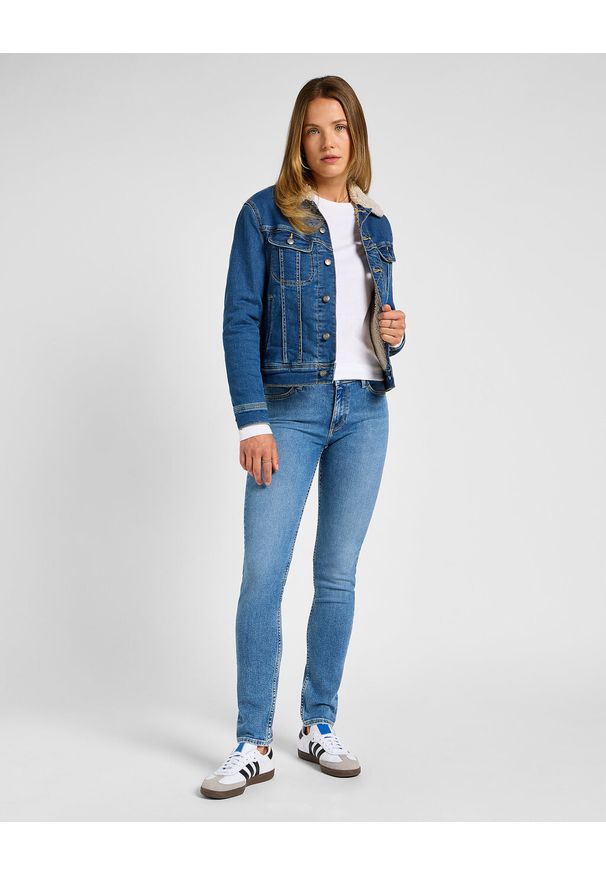 Lee - LEE DAMSKIE SPODNIE JEANSOWE ELLY HOLDING BACK 112355239 L305016270