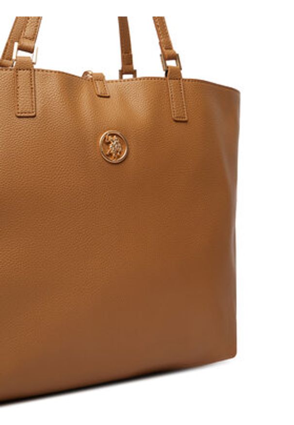 U.S. Polo Assn. Torebka BIUXT8582WVP Beżowy jasny. Kolor: beżowy. Materiał: skórzane