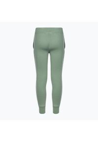 Spodnie dziecięce GAP V-Frch Fleece Heritage Logo Jogger. Kolor: zielony