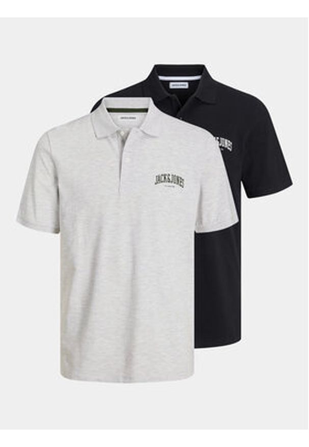Jack & Jones - Jack&Jones Komplet 2 koszulek polo Josh 12257011 Kolorowy Standard Fit. Typ kołnierza: polo. Materiał: bawełna. Wzór: kolorowy