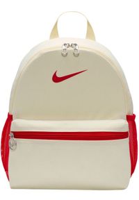 Nike - Plecak NIKE Mini Brasilia Just Do It JDI Kremowy Szkolny 11L. Kolor: kremowy