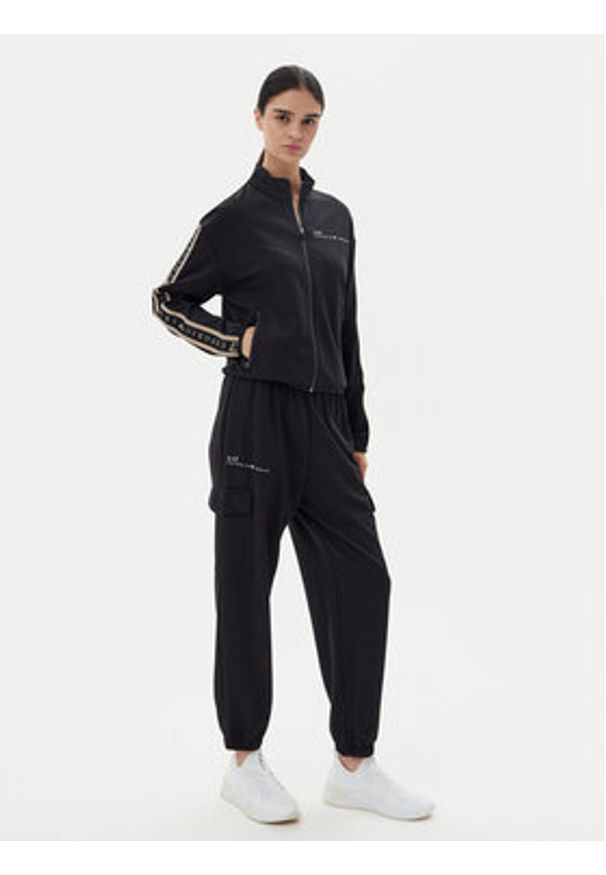 EA7 Emporio Armani Spodnie dresowe 7W000282 AF12501 UC001 Czarny Loose Fit. Kolor: czarny. Materiał: syntetyk