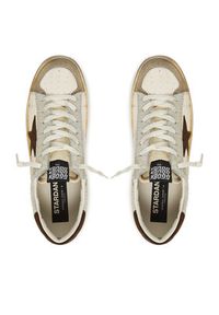 GOLDEN GOOSE - Golden Goose Sneakersy Stardan GMF00128.F004007.81999 Biały. Kolor: biały. Materiał: skóra #5