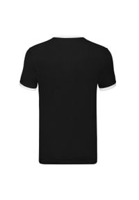 FRUIT OF THE LOOM - T-shirt Męski Ringer. Kolor: biały, wielokolorowy, czarny