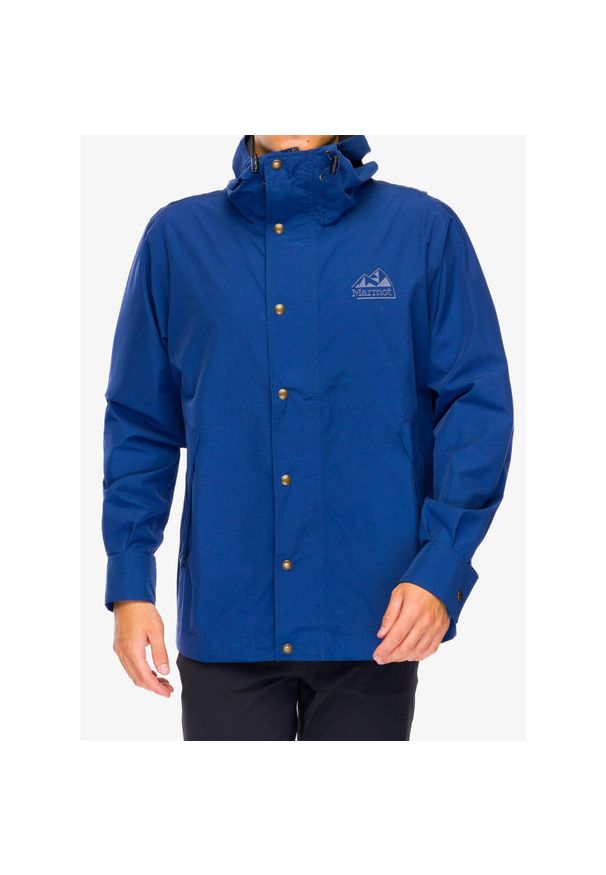 Płaszcz przeciwdeszczowy męski Marmot 78 All Weather Parka. Kolor: niebieski