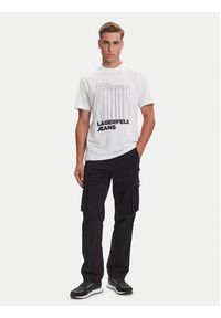 Karl Lagerfeld Jeans Spodnie materiałowe A3M10085 Czarny Regular Fit. Kolor: czarny. Materiał: bawełna #3